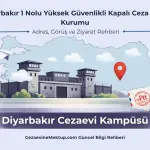 Diyarbakır 1 Nolu Yüksek Güvenlikli Cezaevi (2026 Rehberi)