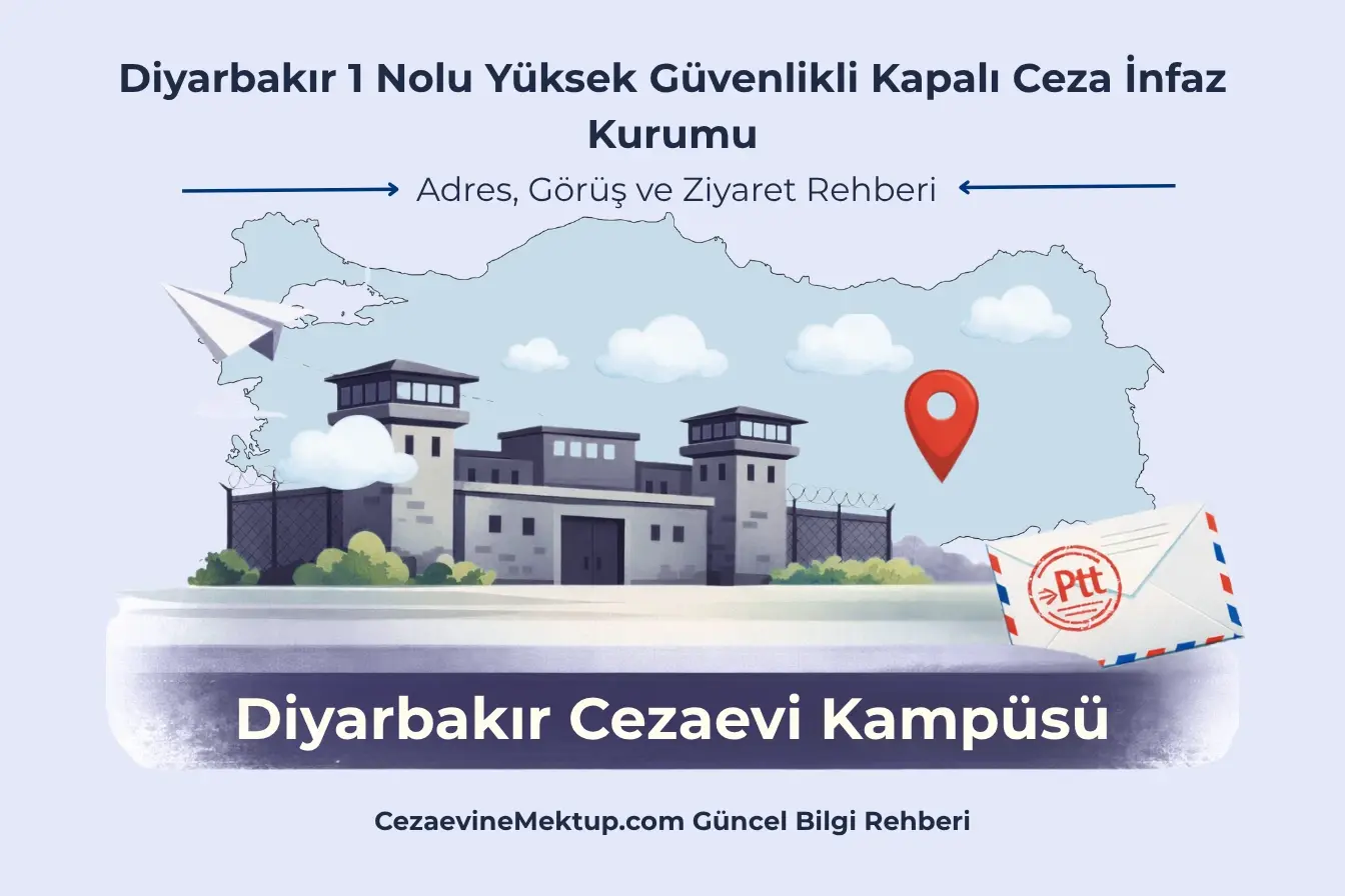 Diyarbakır 1 Nolu Yüksek Güvenlikli Cezaevi (2026 Rehberi)