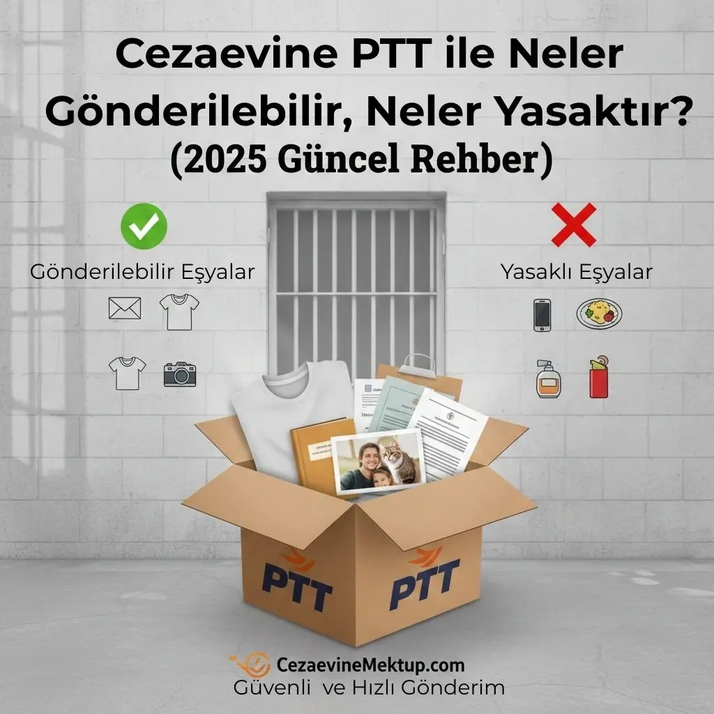 Cezaevine PTT ile Neler Gönderilebilir, Neler Yasaktır? (2025 Rehber)