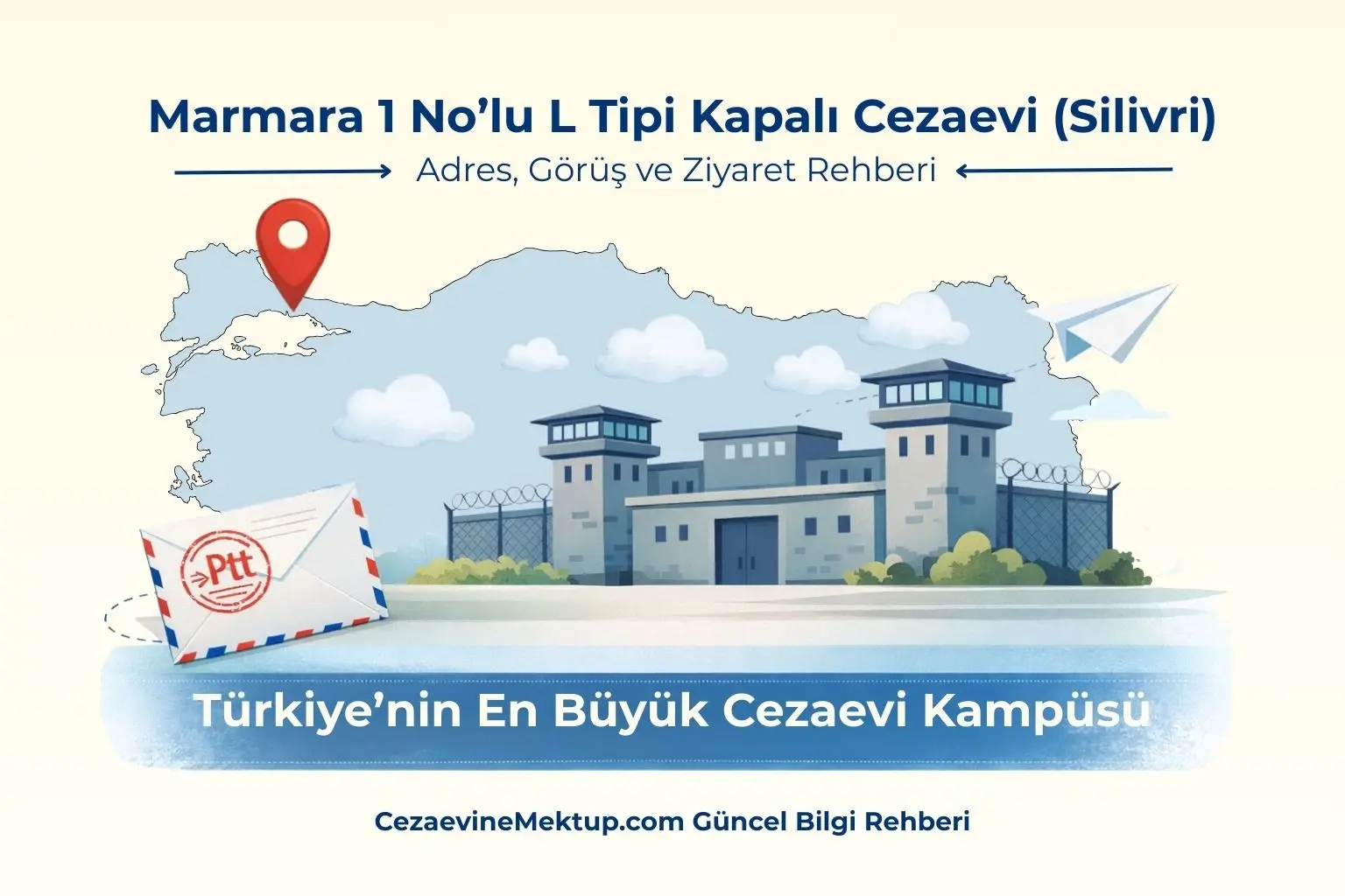 Marmara 1 No’lu L Tipi Kapalı Cezaevi (Adres, Görüş ve Kurallar – 2026 Güncel)