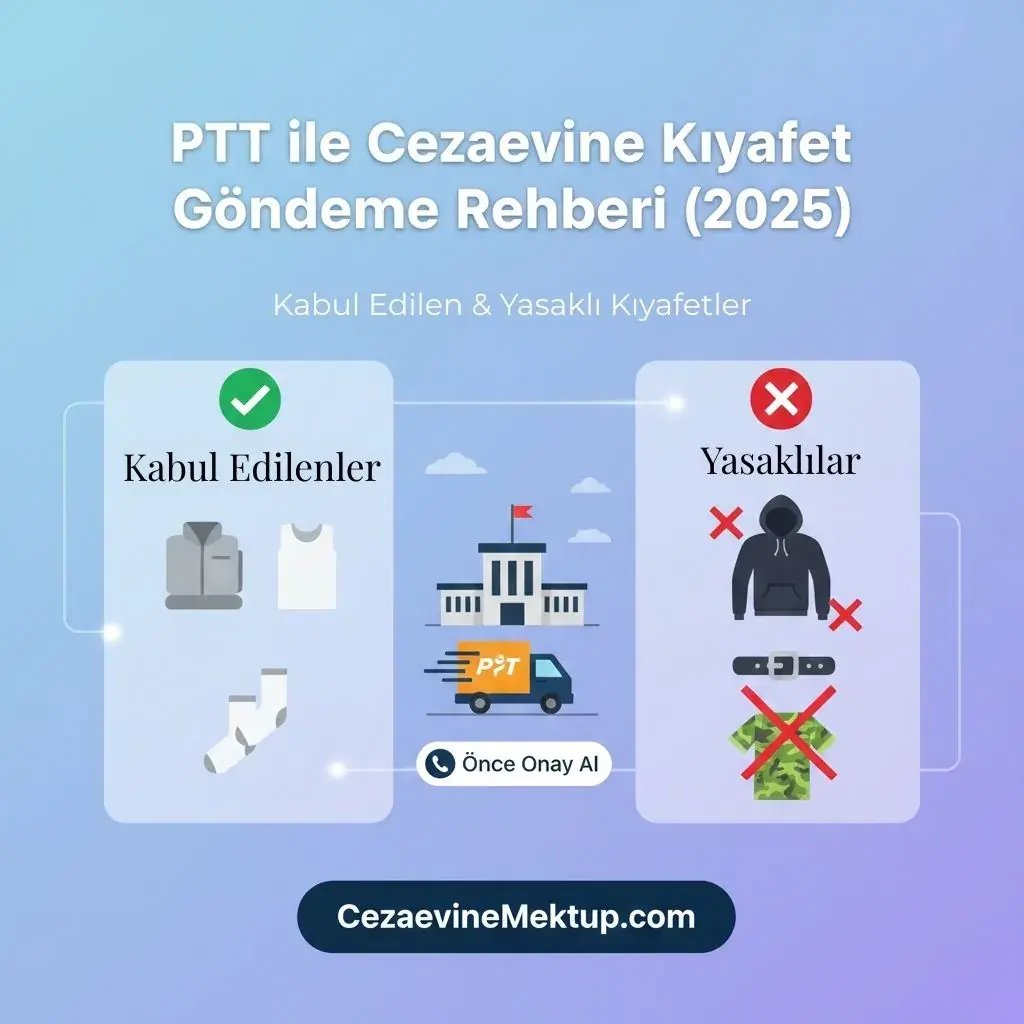 PTT ile Cezaevine Kıyafet Gönderme Rehberi (2025 Güncel Kurallar)