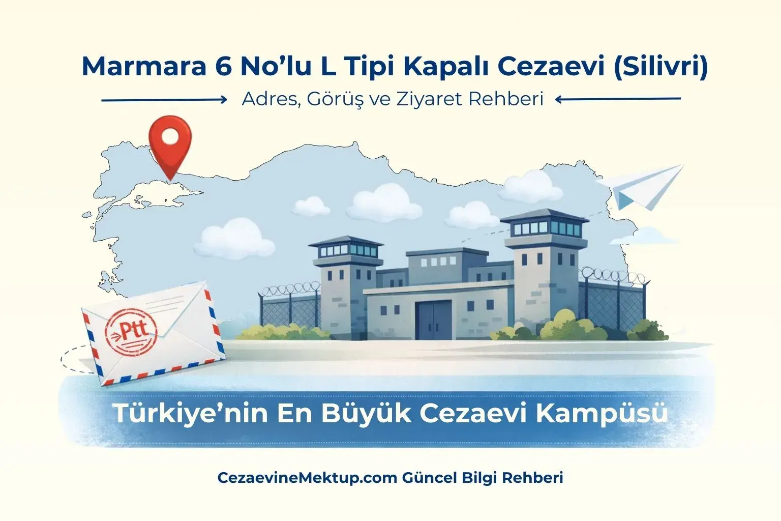 Marmara 6 No’lu L Tipi Cezaevi İletişim ve Görüş Rehberi